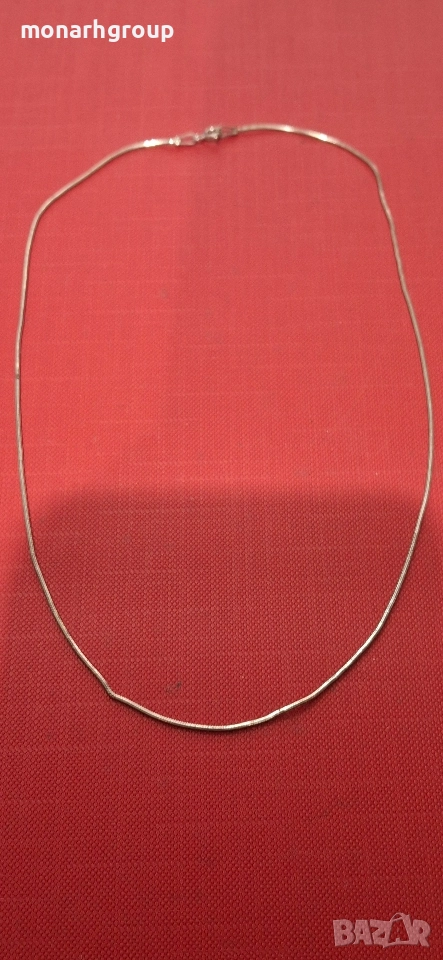 Сребърно колие, снимка 1
