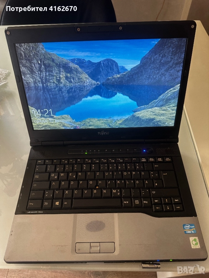  Лаптоп Fujitsu LifeBook – i5, 4GB RAM, 500GB HDD – Windows 10 Pro, снимка 1