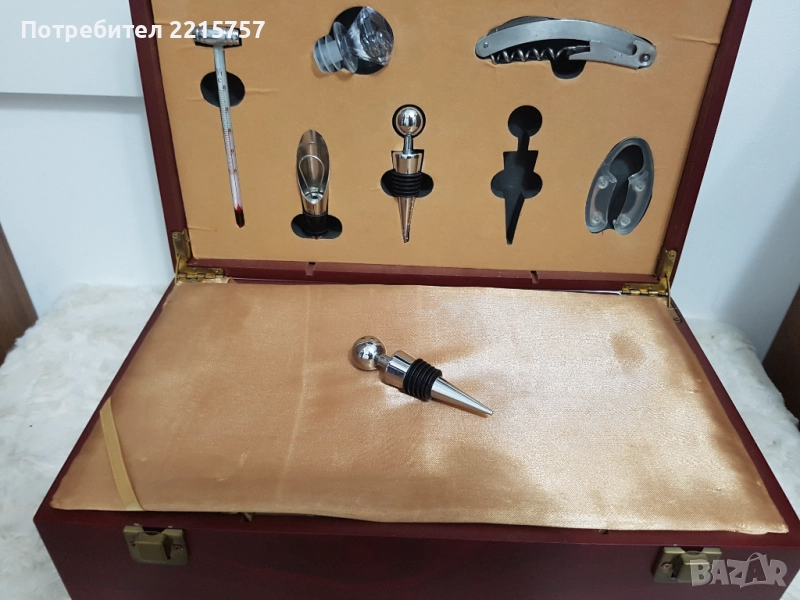 Кутия за две шишета вино., снимка 1