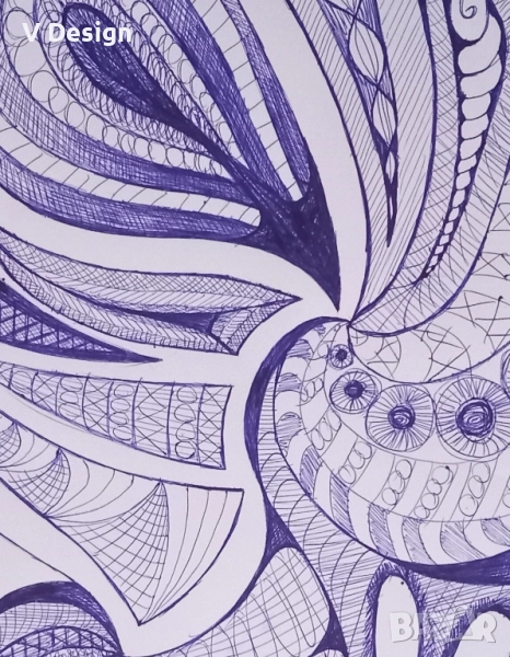 Абстрактна Картина "Орлово око", снимка 1