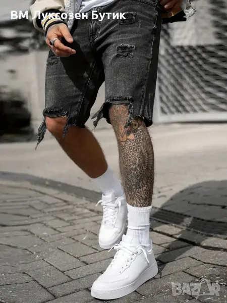 👖✨ ЛУКСОЗНИ МЪЖКИ ДЪНКИ В ЧЕРНО ИЛИ СИВО – СТИЛ И КОМФОРТ! ✨👖, снимка 1