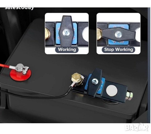 Ключ маса, превключвател, прекъсвач, изолатор на акумулатор, 12-24V, снимка 1