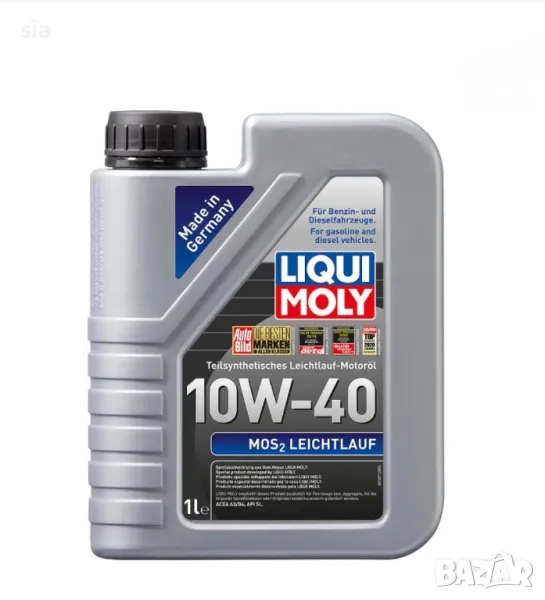 Полусинтетично масло с Молибден (MoS2) Liqui Moly 10W-40 1л., снимка 1