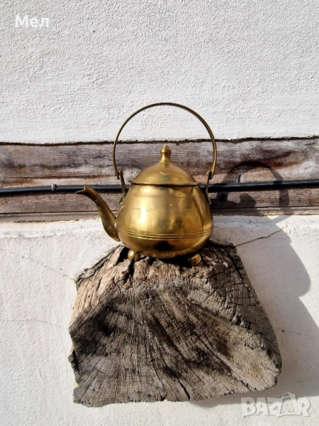 Месингов чайник, снимка 1