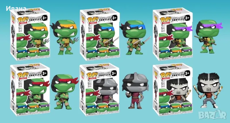 Фигурки Костенурките Нинджа/Ninja Turtles Pop, снимка 1