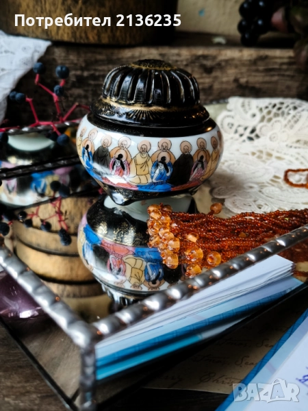 Японска порцеланова кутия , снимка 1