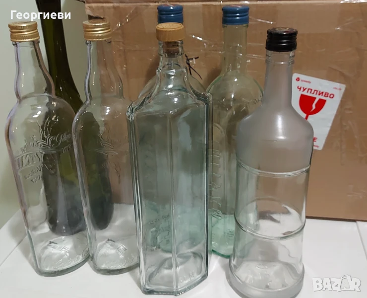 Бутилки от алкохол- 25 броя за 32 лева, снимка 1