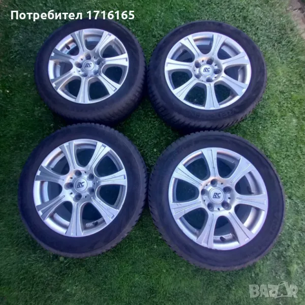 RC DESIGN 16 АЛУМИНИЕВИ ДЖАНТИ С ГУМИ VREDESTEIN, снимка 1