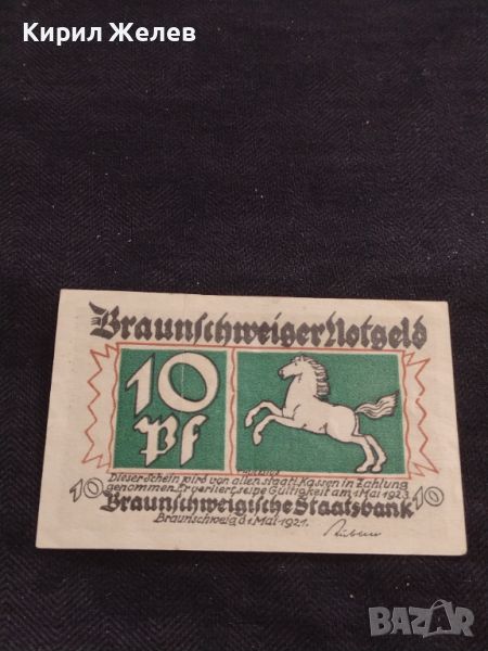 Банкнота НОТГЕЛД 10 пфенинг 1923г. Германия перфектно състояние за КОЛЕКЦИОНЕРИ 45057, снимка 1
