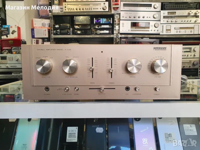 Усилвател SUPERSCOPE by Marantz A-545 В отлично техническо и визуално състояние., снимка 1