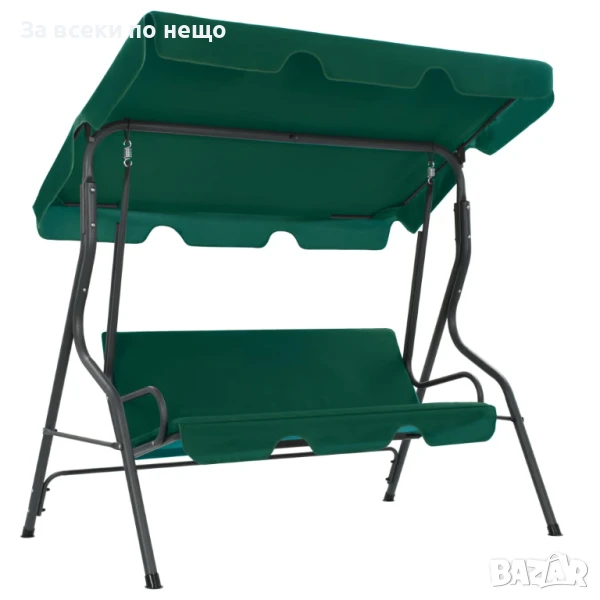 Градинска Люлка, Зелена, 170x110x153 см, Текстил Код P785, снимка 1