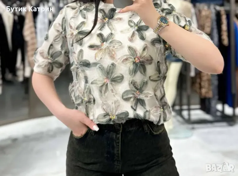 Памучни дамски тениски , снимка 1