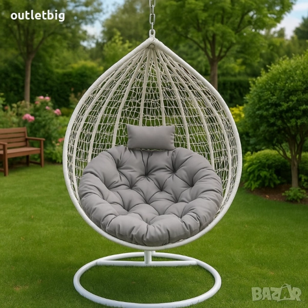Градинска висяща люлка тип гнездо,яйце–Промоция!, снимка 1