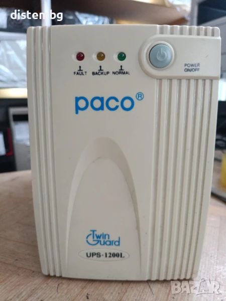 Непрекъсваемо токозахранващо устройство UPS Paco TwinGuard UPS-1200L, снимка 1