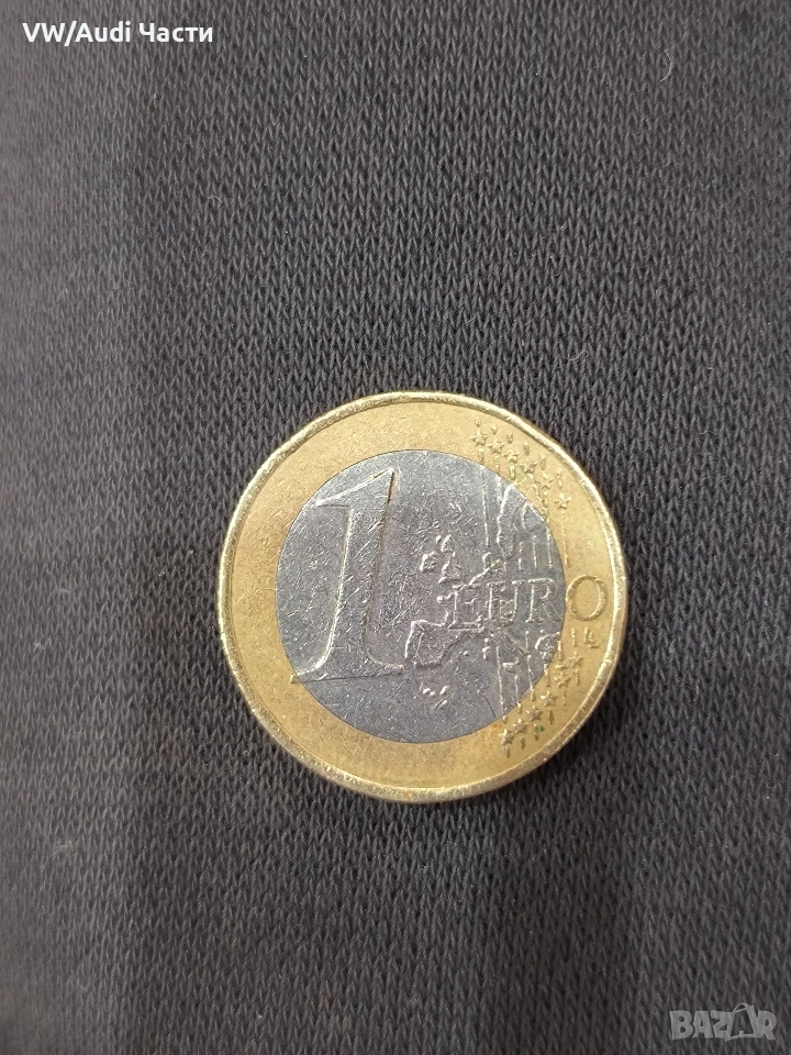 Монета 1 евро Австрия 2002г. Моцарт, снимка 1