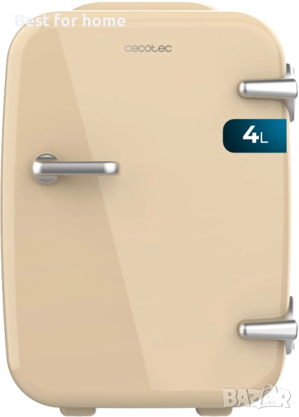 Мини хладилник Cecotec 4L , работи с 12V-220V функция за охлаждане и отопление, снимка 1