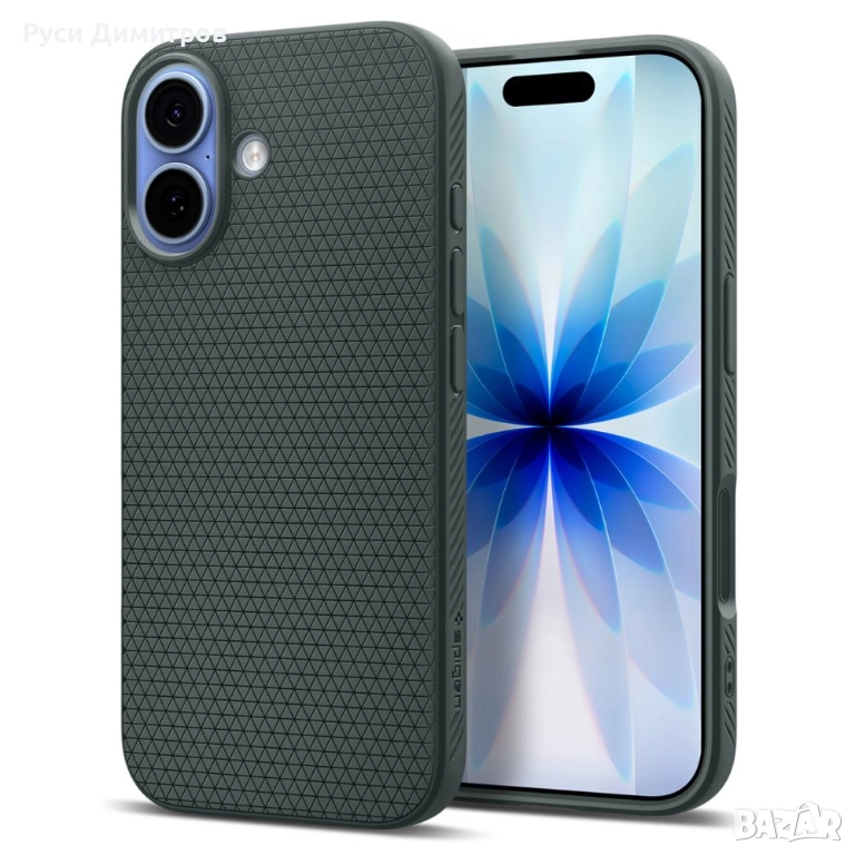 Калъф Spigen Liquid Air за iPhone 17 - зелен, снимка 1