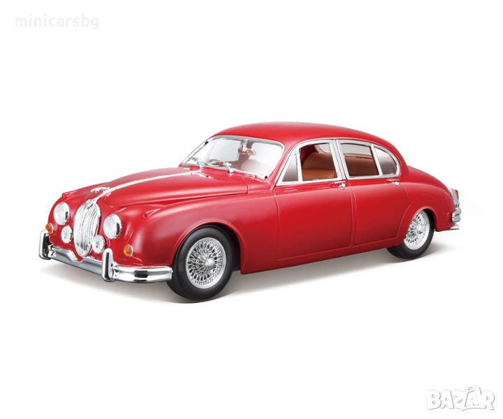 1:18 Метални колички: Jaguar Mark - Bburago Plus, снимка 1