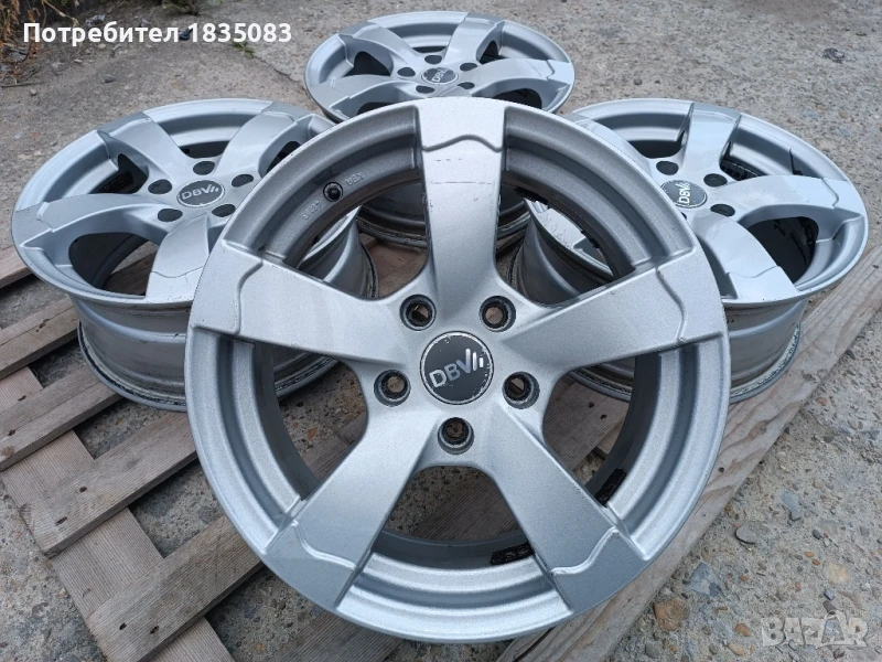 Лети джанти 16ки 5х112 DBV, снимка 1