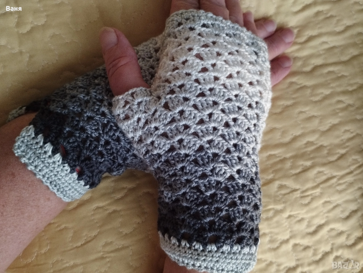 Памучни дамски ръкавици, снимка 1