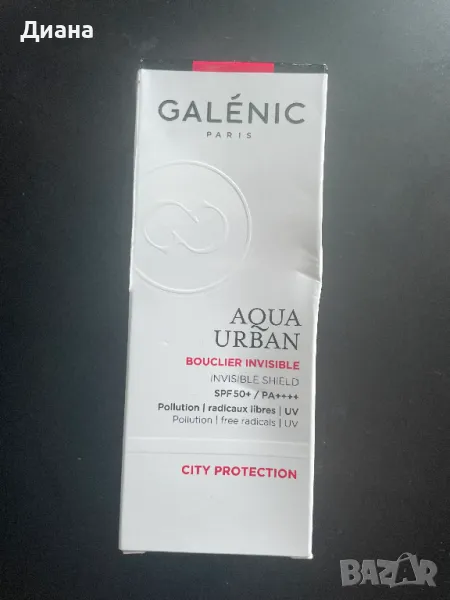 Galenic Aqua Urban Невидим щит за лице SPF50+, снимка 1