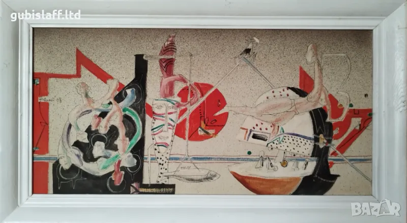 Картина, композиция, худ. Николай Панайотов, 2008 г., снимка 1