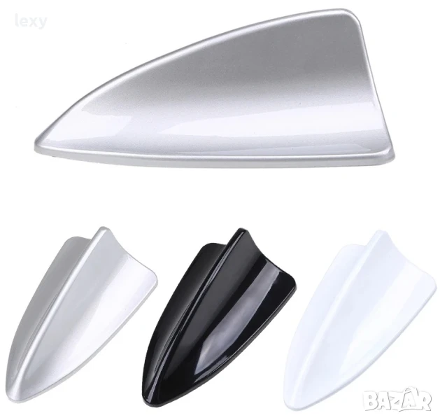 Антена за кола „перка на акула“ – универсална автомобилна антена, пластмасова, снимка 1