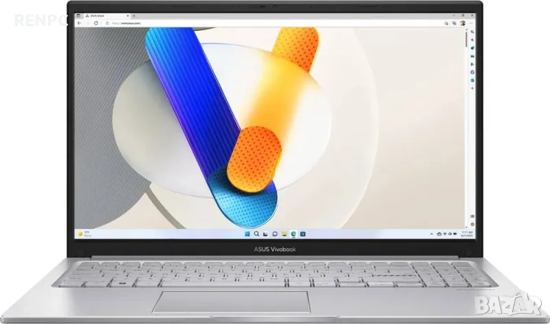 НОВ - Asus Vivobook X1504VA-NJ733/ i3-1315U/ 15.6" FHD (1920x1080/8GB DDR4/ SSD 512GB/ No OS/ Silver, снимка 1