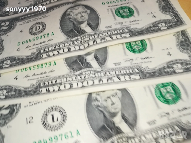 2 ДОЛАРА ЗА КОЛЕКЦИЯ 2908250948, снимка 3 - Нумизматика и бонистика - 51530582
