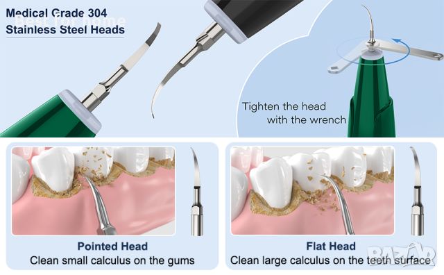 Комплект за почистване на зъби и зъбен камък LB1, снимка 3 - Стоматология - 46562742