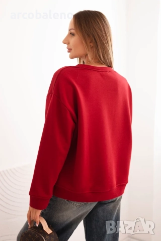 Дамски памучен суитшърт с щампа и текст на котка, 8цвята , снимка 4 - Суичъри - 51683532