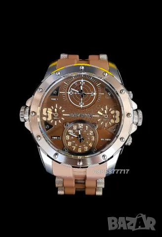 часовник INVICTA Coalition forces Brown 52 mm, НОВ , снимка 3 - Мъжки - 46859769