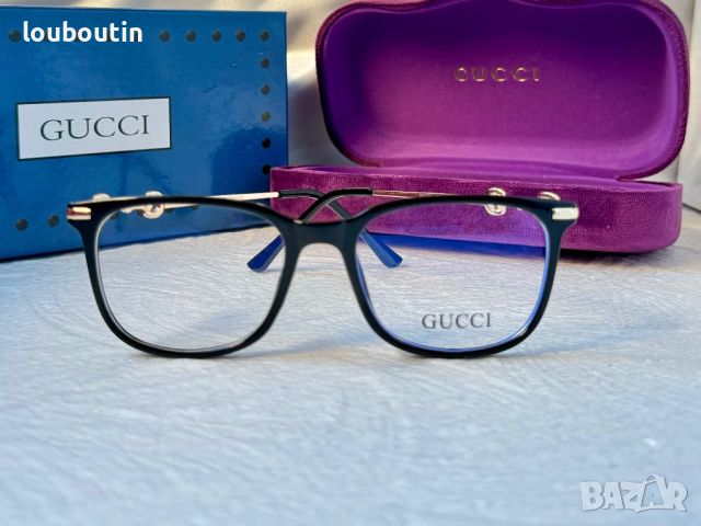 Gucci диоптрични рамки.прозрачни слънчеви,очила за компютър, снимка 5 - Слънчеви и диоптрични очила - 45186429