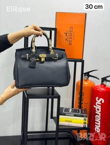 чанти Hermes Birkin 30 ➡️30 Cm ⬆️24 Cm , снимка 4 - Чанти - 53406249