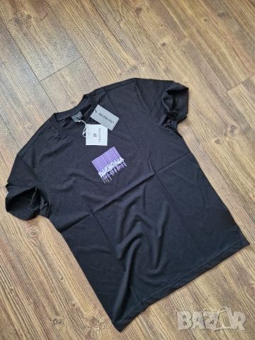 Страхотна мъжка тениска BALENCIAGA  нова с етикет  , размер 2ХL, снимка 4 - Тениски - 45477565