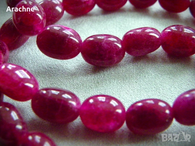 Гердан от рубин, Камбоджа, снимка 3 - Колиета, медальони, синджири - 53645377