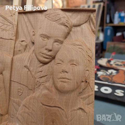 3D Портрет върху дърво, снимка 4 - Дърводелски услуги - 53912207