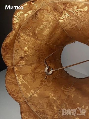 Ретро голям абажур за настолна лампа за реставрация , снимка 10 - Антикварни и старинни предмети - 52878765