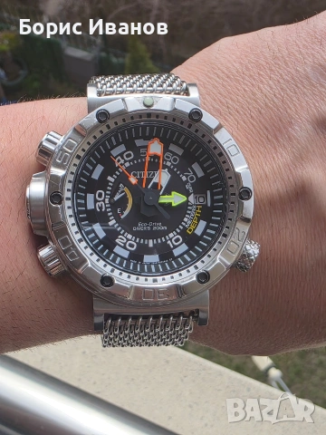 Citizen Promaster Marine Aqualand BN2021-03E + Аксесоари