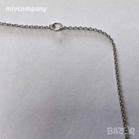 Сребърно колие 5.06гр.48см., снимка 2 - Колиета, медальони, синджири - 53087622