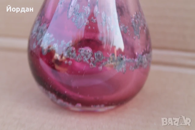 Немска кристална ваза ''Glasgalerio Malente'', снимка 5 - Вази - 51182287