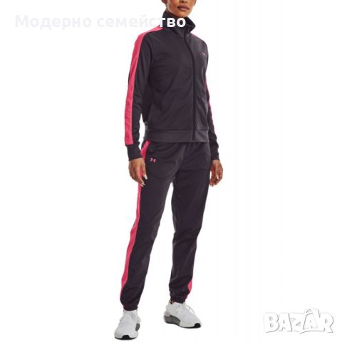 Дамски спортен екип under armour tricot tracksuit purple pink, снимка 2 - Спортни екипи - 46651598