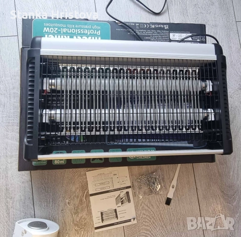 Лампа против насекоми и комари 20w., снимка 2 - Други - 52689107