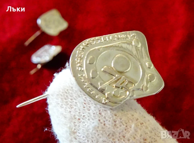 Сребърна значка,сребро 925,футбол. , снимка 5 - Антикварни и старинни предмети - 50584287