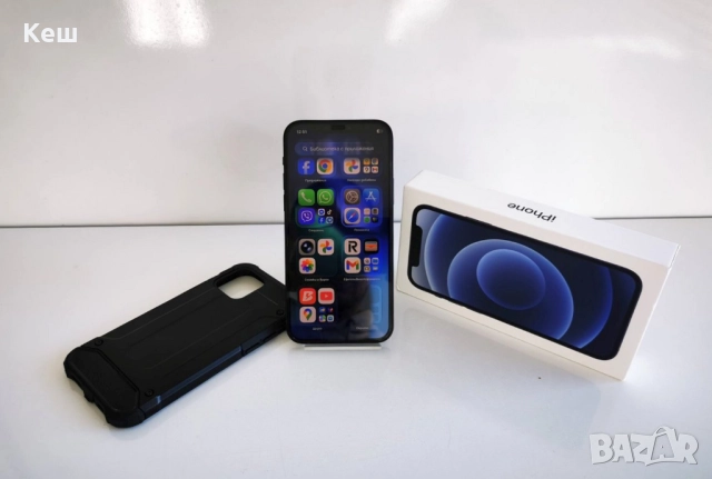 Apple iPhone 12 (чисто нов 100% батерия)