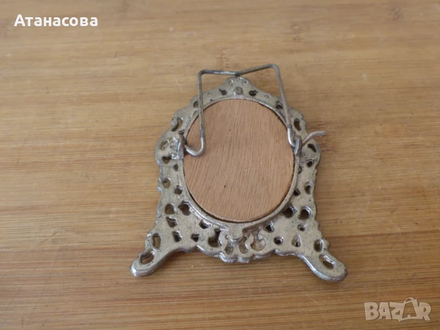 Бронзова рамка за снимка Барок 2, снимка 7 - Антикварни и старинни предмети - 50507657