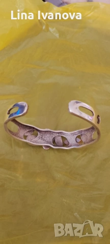 Сребърна гривна , снимка 4 - Гривни - 54262783