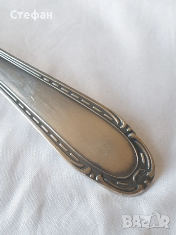 Посребрен черпак с позлата, снимка 5 - Антикварни и старинни предмети - 54270417