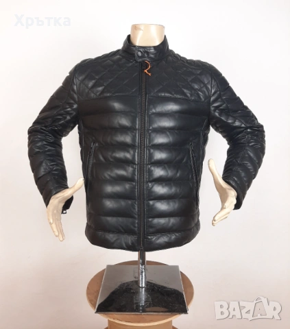 Hugo Boss John In - Оригинално мъжко кожено яке размер 50, 52, снимка 5 - Якета - 53298342