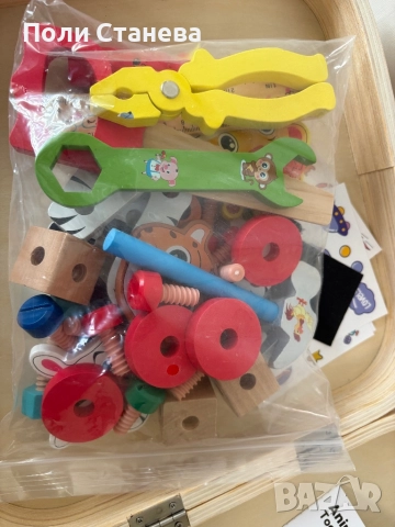 Дървено куфарче - работилница, снимка 5 - Конструктори - 52613544